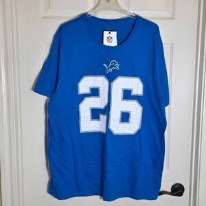 Nike Detroit Lions NFL Jahmyr Gibbs #26 T-Shirt XL Blue N199-45A-94F-6 A3 NWT